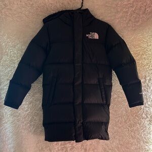 The North Face Dark Puffer Jacket with Hood